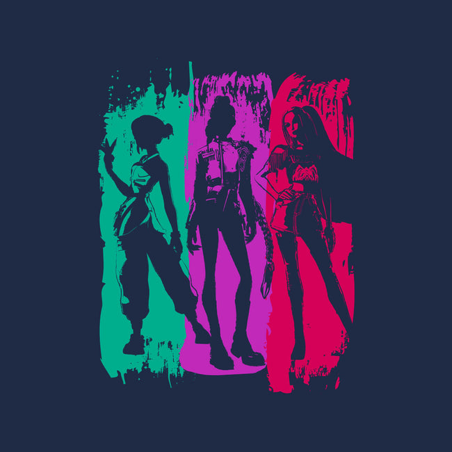 Demon Hunters Brushstrokes-None-Stretched-Canvas-DrMonekers