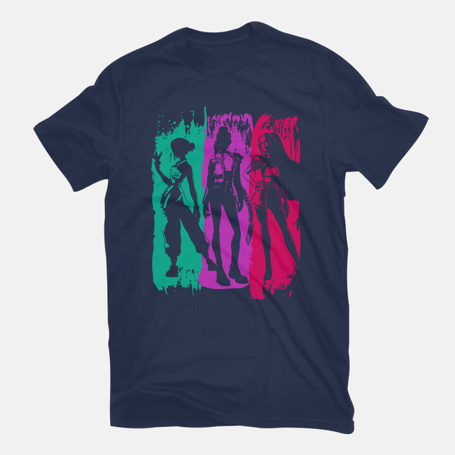 Demon Hunters Brushstrokes-Youth-Basic-Tee-DrMonekers