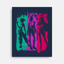 Demon Hunters Brushstrokes-None-Stretched-Canvas-DrMonekers