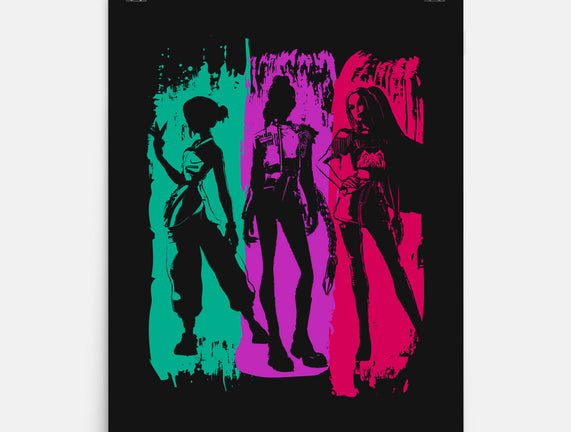 Demon Hunters Brushstrokes