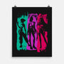 Demon Hunters Brushstrokes-None-Matte-Poster-DrMonekers