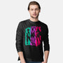 Demon Hunters Brushstrokes-Mens-Long Sleeved-Tee-DrMonekers