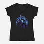 Evil Overlord-Womens-V-Neck-Tee-rmatix