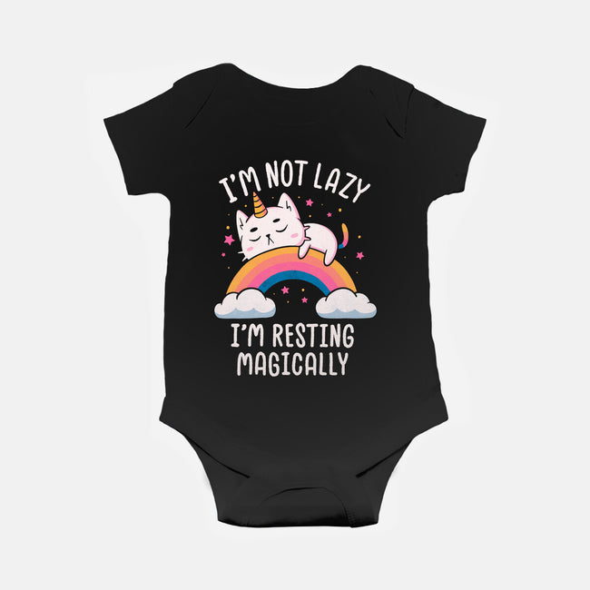 Resting Magically-Baby-Basic-Onesie-koalastudio
