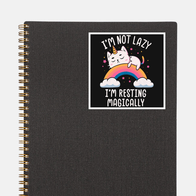 Resting Magically-None-Glossy-Sticker-koalastudio