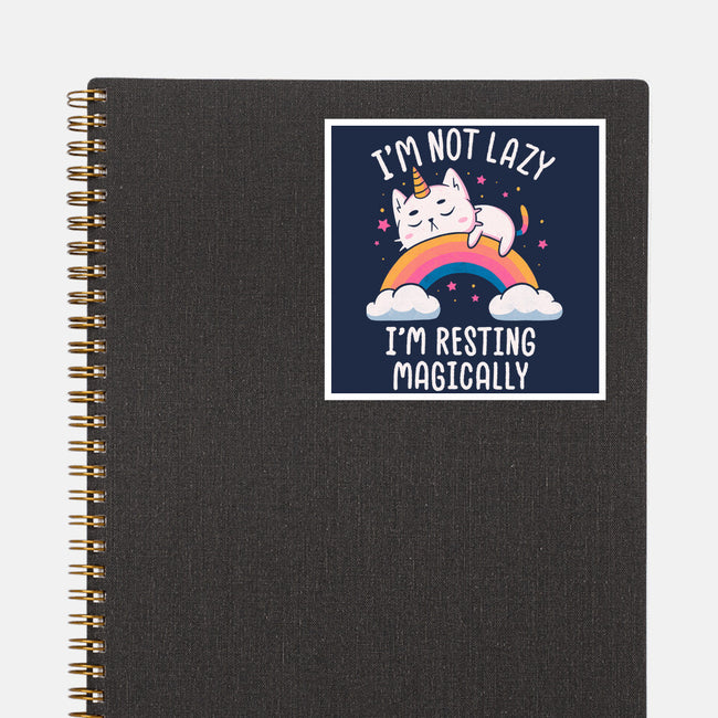 Resting Magically-None-Glossy-Sticker-koalastudio