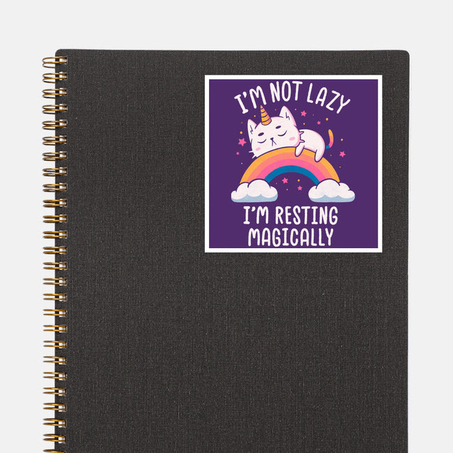Resting Magically-None-Glossy-Sticker-koalastudio