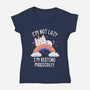 Resting Magically-Womens-V-Neck-Tee-koalastudio