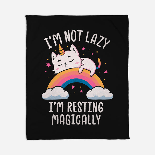 Resting Magically-None-Fleece-Blanket-koalastudio