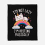 Resting Magically-None-Fleece-Blanket-koalastudio