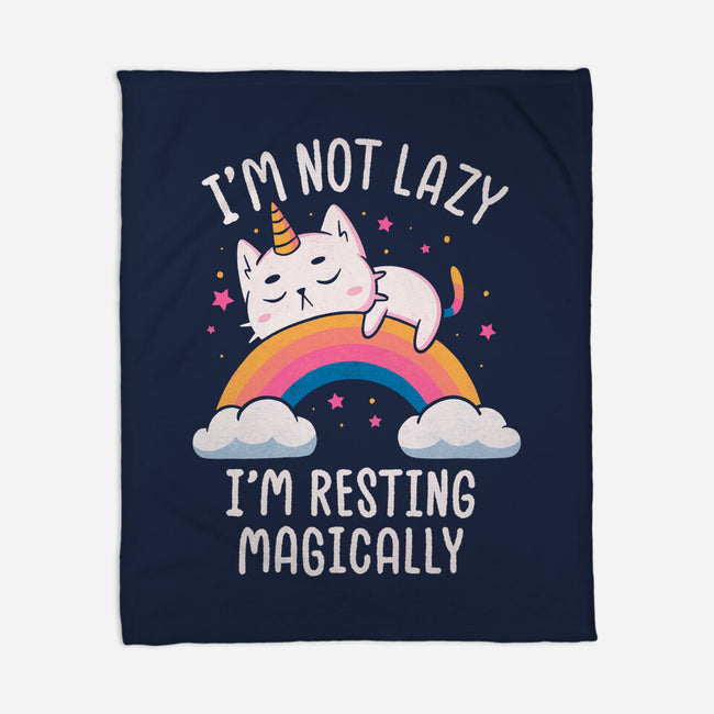 Resting Magically-None-Fleece-Blanket-koalastudio