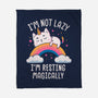 Resting Magically-None-Fleece-Blanket-koalastudio