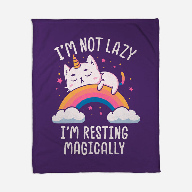 Resting Magically-None-Fleece-Blanket-koalastudio