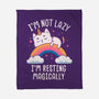 Resting Magically-None-Fleece-Blanket-koalastudio