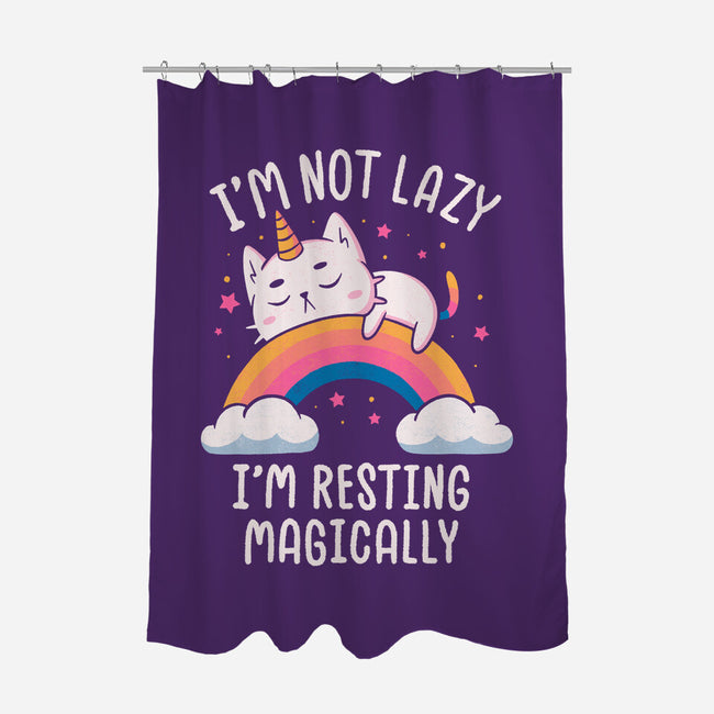 Resting Magically-None-Polyester-Shower Curtain-koalastudio