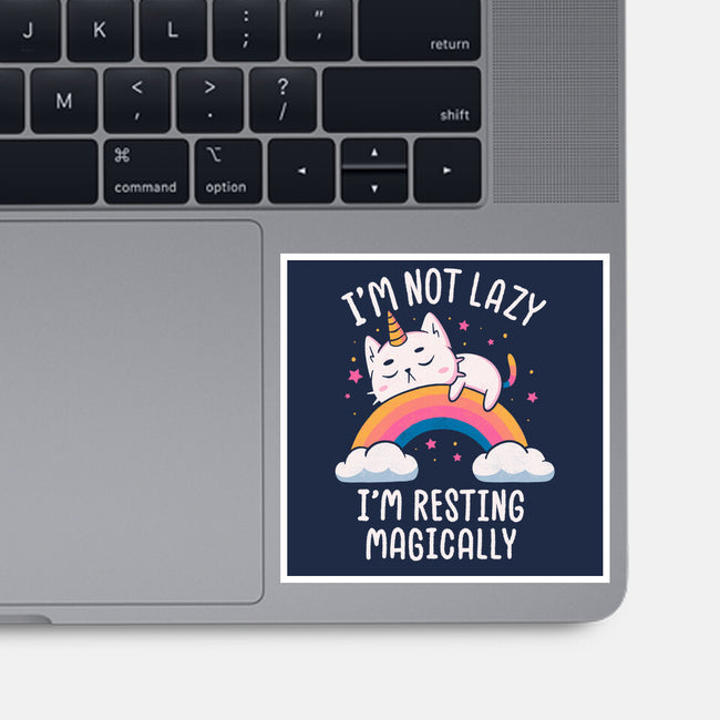 Resting Magically-None-Glossy-Sticker-koalastudio