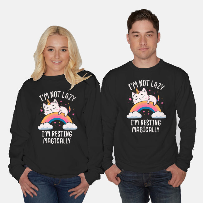 Resting Magically-Unisex-Crew Neck-Sweatshirt-koalastudio
