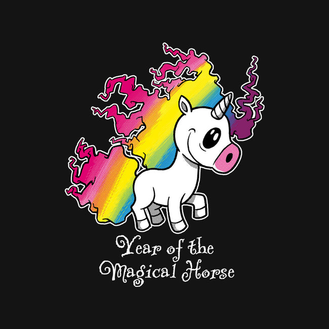 Year Of The Magical Horse-Mens-Heavyweight-Tee-imisko