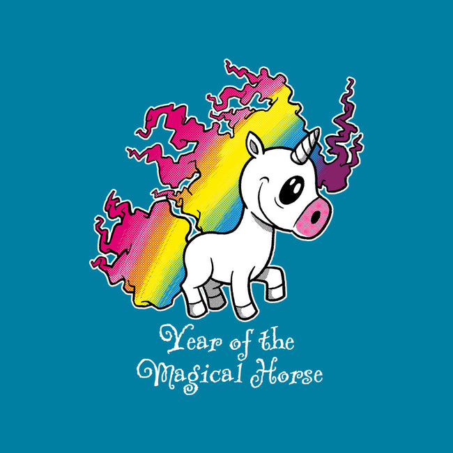 Year Of The Magical Horse-None-Fleece-Blanket-imisko