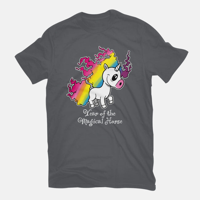 Year Of The Magical Horse-Womens-Fitted-Tee-imisko