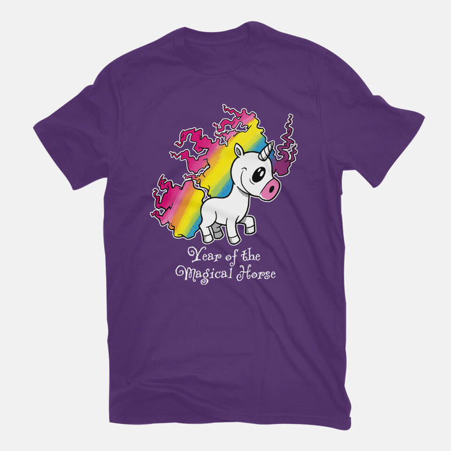 Year Of The Magical Horse-Womens-Fitted-Tee-imisko