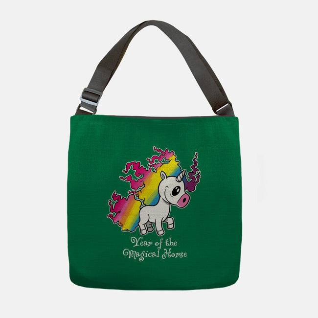 Year Of The Magical Horse-None-Adjustable Tote-Bag-imisko