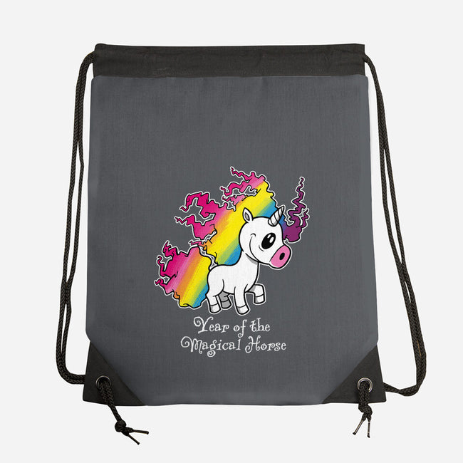 Year Of The Magical Horse-None-Drawstring-Bag-imisko