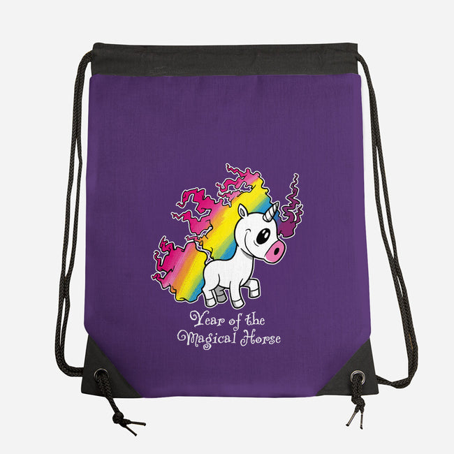 Year Of The Magical Horse-None-Drawstring-Bag-imisko