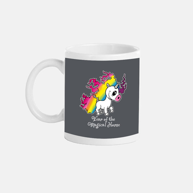 Year Of The Magical Horse-None-Mug-Drinkware-imisko