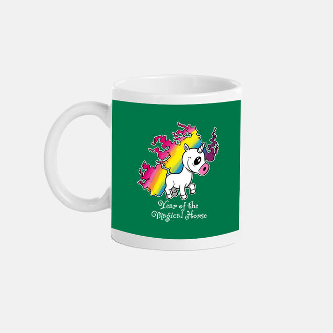 Year Of The Magical Horse-None-Mug-Drinkware-imisko