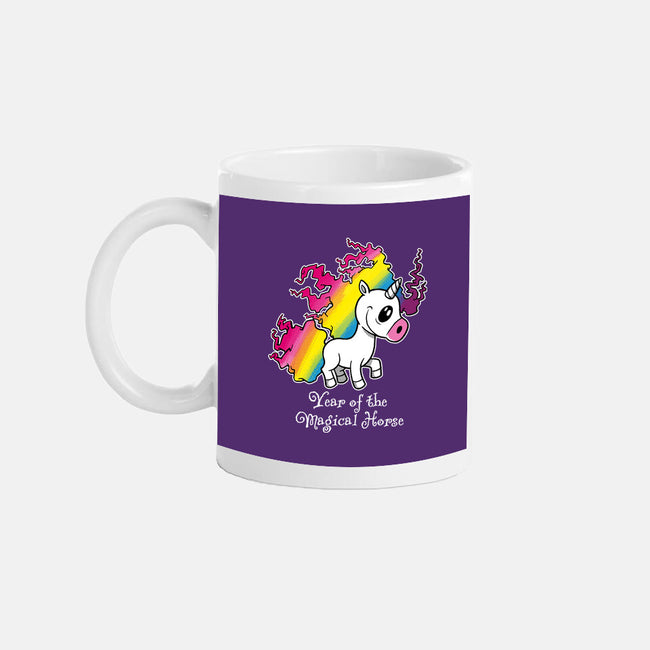 Year Of The Magical Horse-None-Mug-Drinkware-imisko