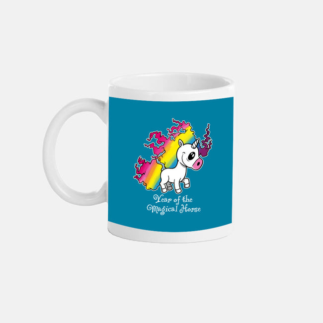 Year Of The Magical Horse-None-Mug-Drinkware-imisko