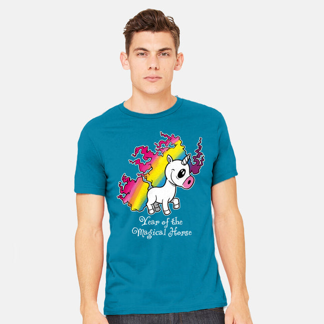 Year Of The Magical Horse-Mens-Heavyweight-Tee-imisko