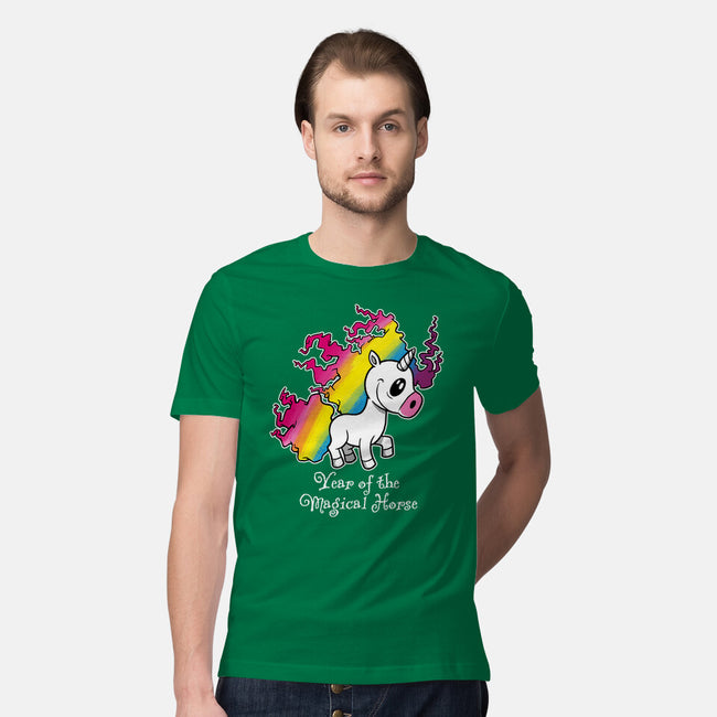 Year Of The Magical Horse-Mens-Premium-Tee-imisko