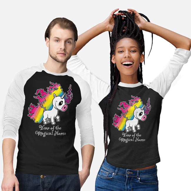 Year Of The Magical Horse-Unisex-Baseball-Tee-imisko