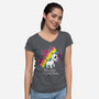 Year Of The Magical Horse-Womens-V-Neck-Tee-imisko