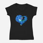 Derpy Heart-Womens-V-Neck-Tee-dandingeroz