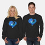 Derpy Heart-Unisex-Crew Neck-Sweatshirt-dandingeroz