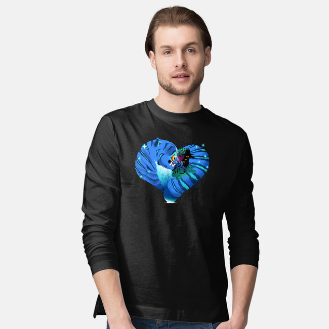 Derpy Heart-Mens-Long Sleeved-Tee-dandingeroz
