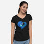 Derpy Heart-Womens-V-Neck-Tee-dandingeroz