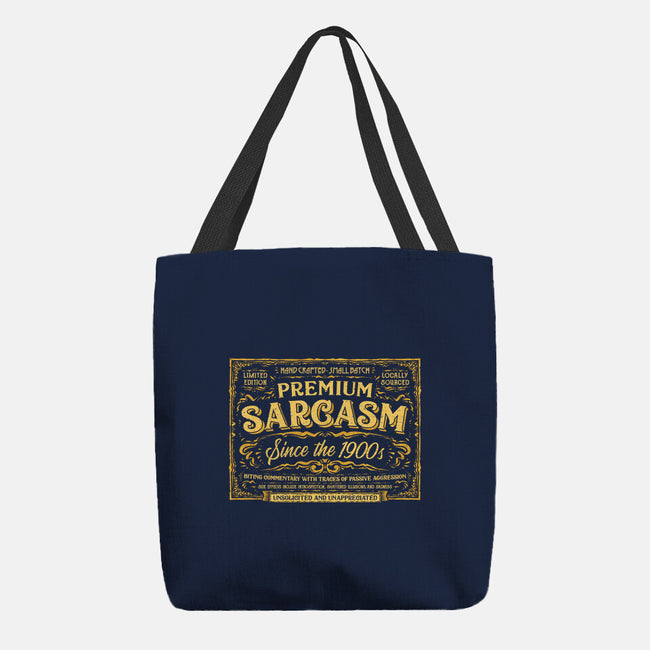 Premium Sarcasm-None-Basic Tote-Bag-kg07