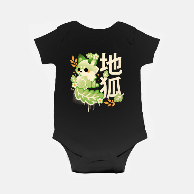 Earth Kitsune-Baby-Basic-Onesie-NemiMakeit