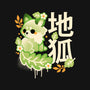 Earth Kitsune-Womens-Fitted-Tee-NemiMakeit
