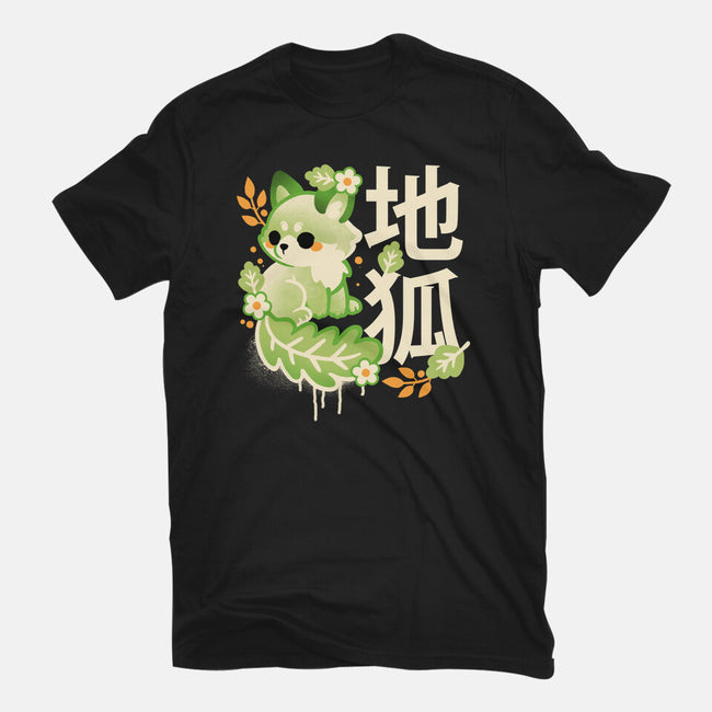 Earth Kitsune-Womens-Fitted-Tee-NemiMakeit