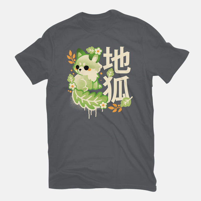 Earth Kitsune-Womens-Fitted-Tee-NemiMakeit