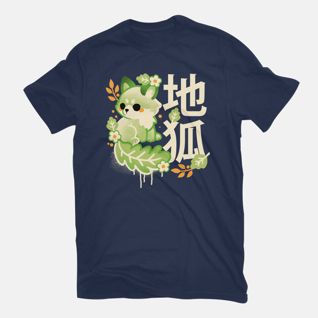 Earth Kitsune-Womens-Fitted-Tee-NemiMakeit