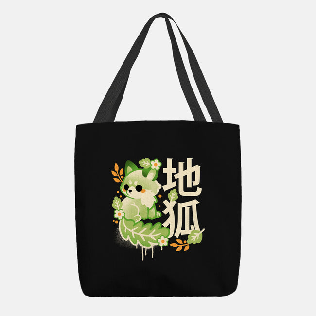 Earth Kitsune-None-Basic Tote-Bag-NemiMakeit