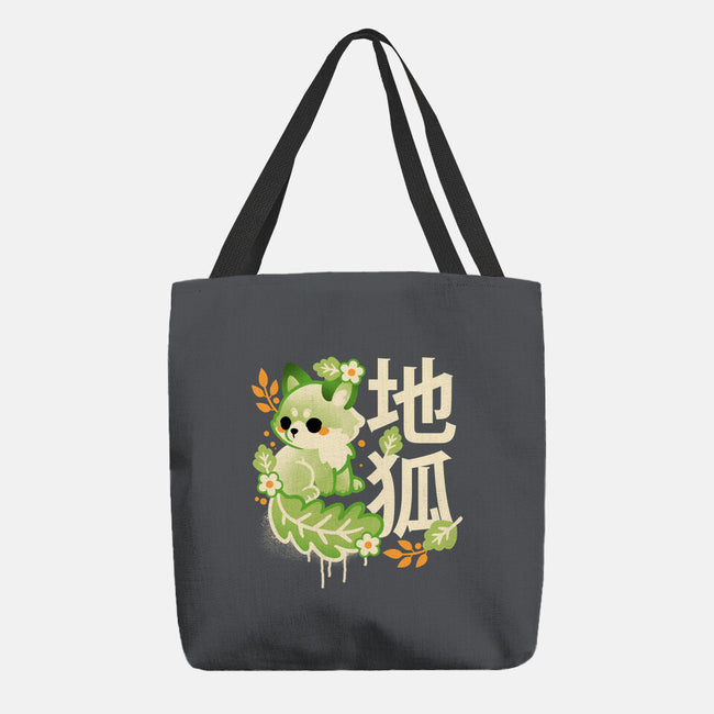 Earth Kitsune-None-Basic Tote-Bag-NemiMakeit
