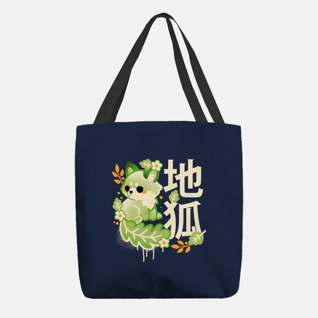 Earth Kitsune-None-Basic Tote-Bag-NemiMakeit