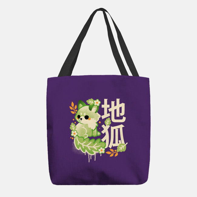 Earth Kitsune-None-Basic Tote-Bag-NemiMakeit